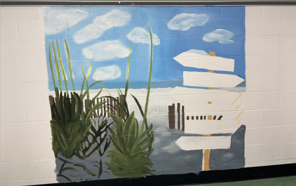 Brooke Bahrs unfinished mural 